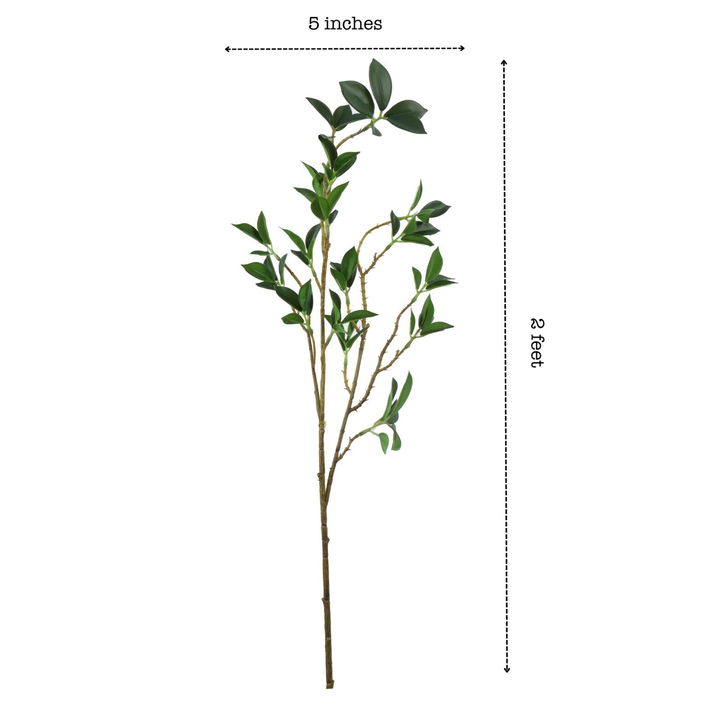 Artificial Green Sticks for Vases (3 Sticks, 2 Feet)