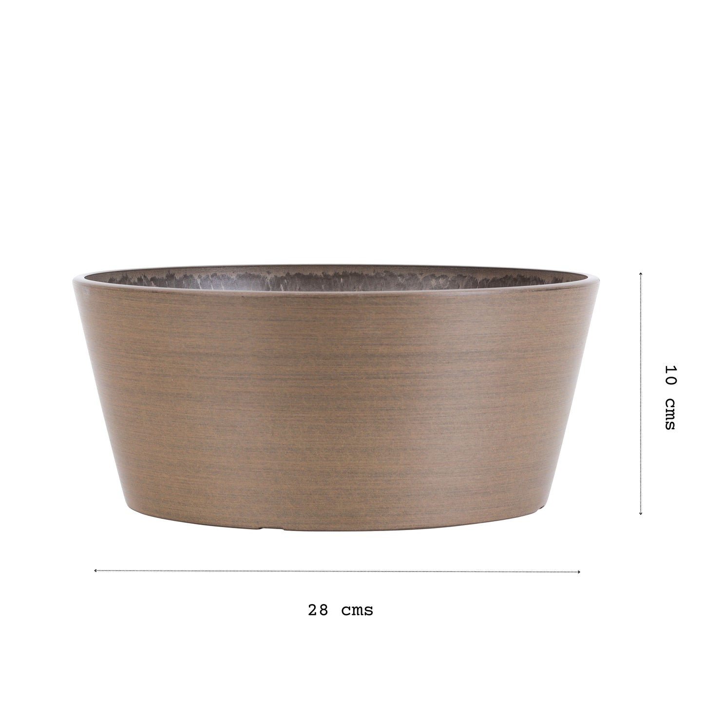 Taupe Succulents, Plants and Bonsai Tray Planter