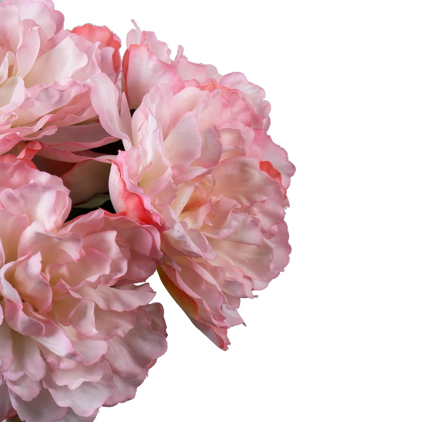 Artificial Peony Flower Bouquets (2 Bouquets, 1 Foot, Light Pink)