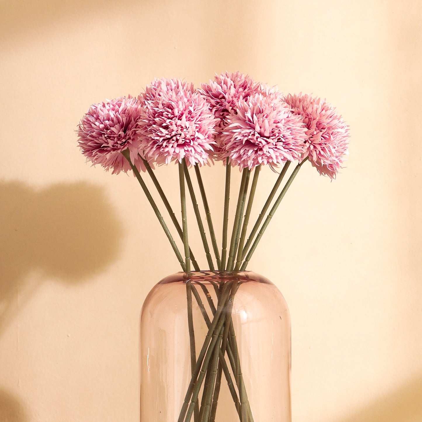 Artificial Chrysanthemum Flower Sticks (6 Sticks, 1.5 Feet, Lavender)
