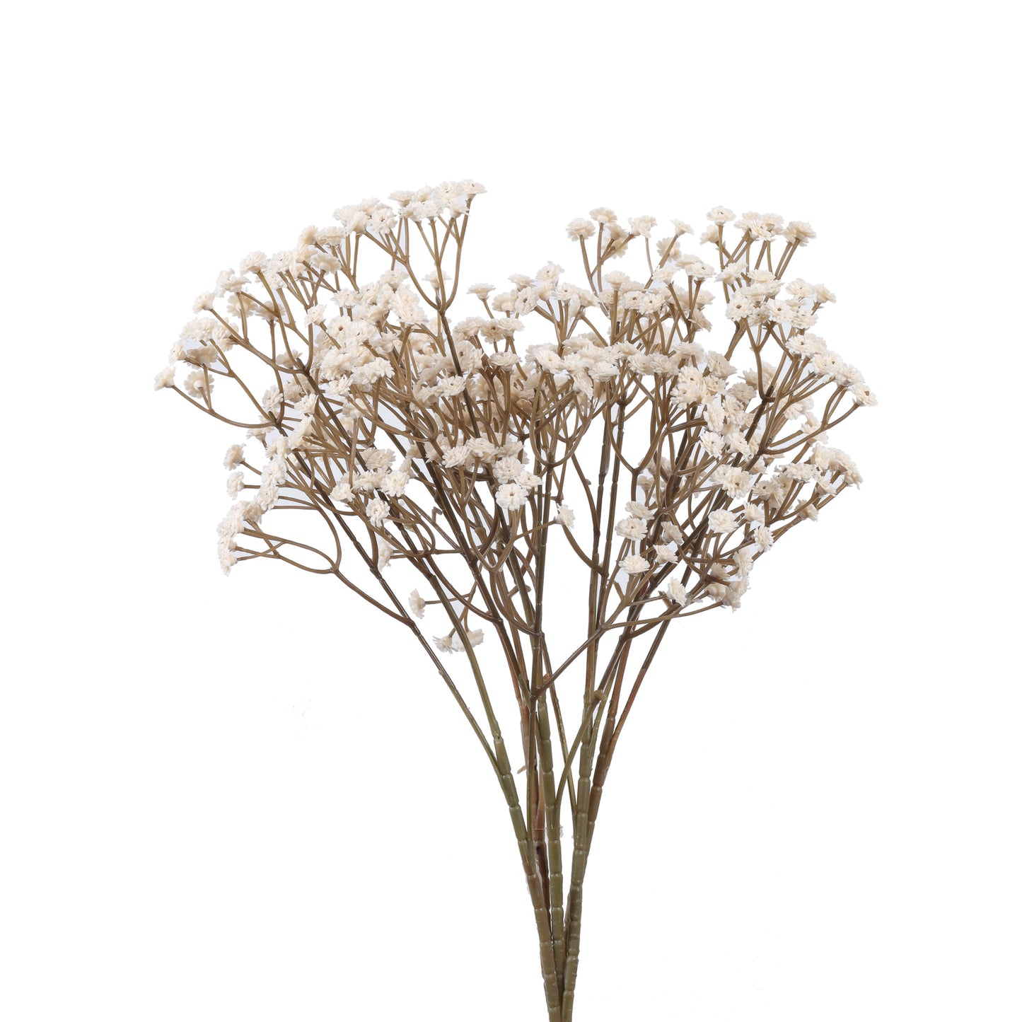 Artificial Baby's Breath Flower Sticks (5 Sticks, 2.5 Feet, Autumn White)
