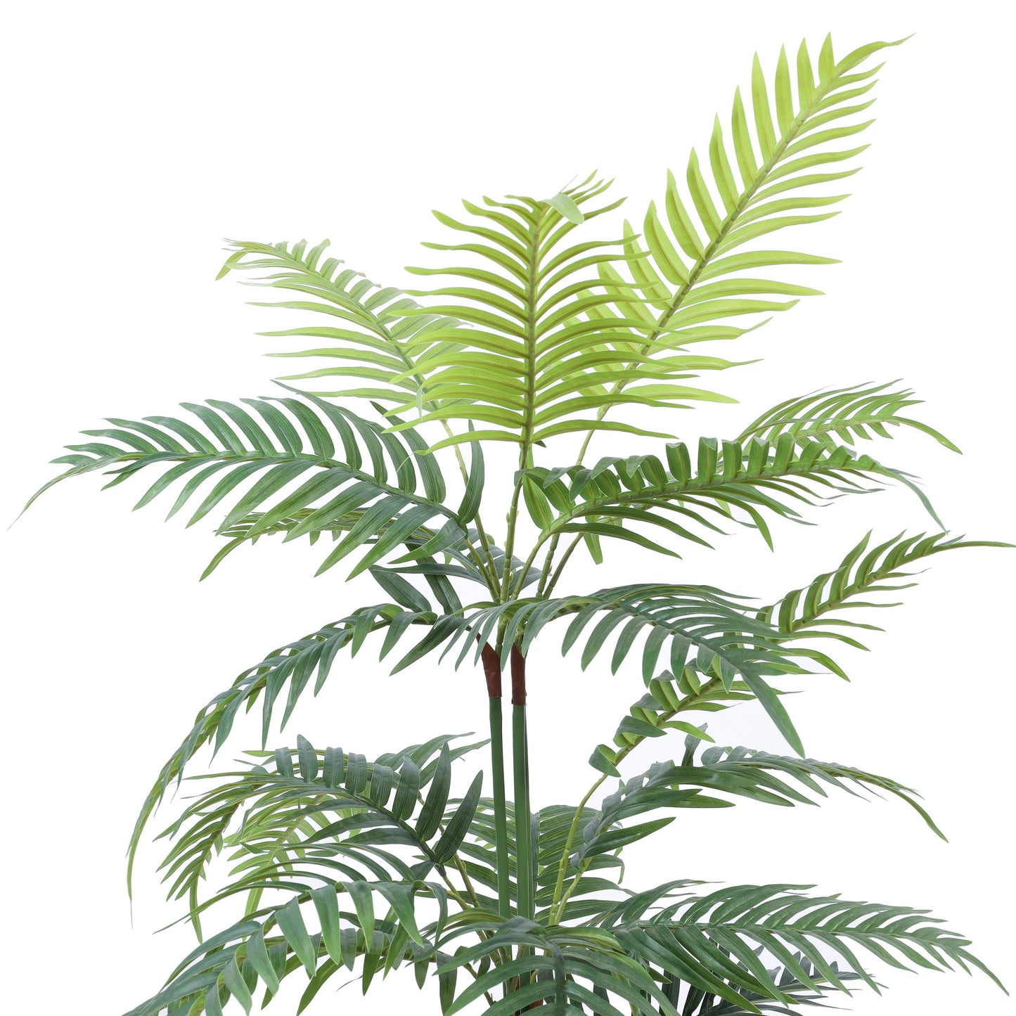 Artificial Areca Palm Plant in Black Pot (4 Feet)