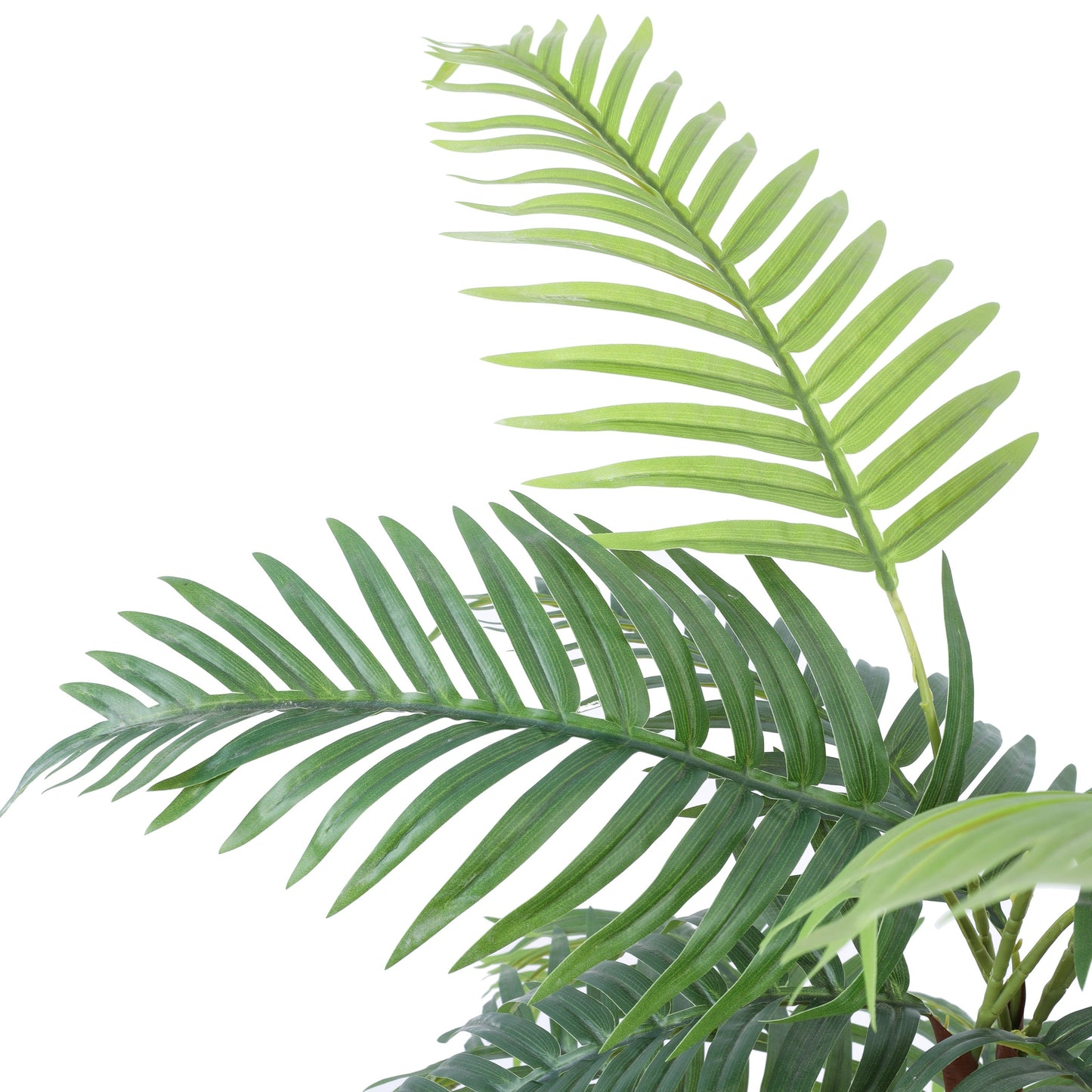 Artificial Areca Palm Plant in Black Pot (4 Feet)