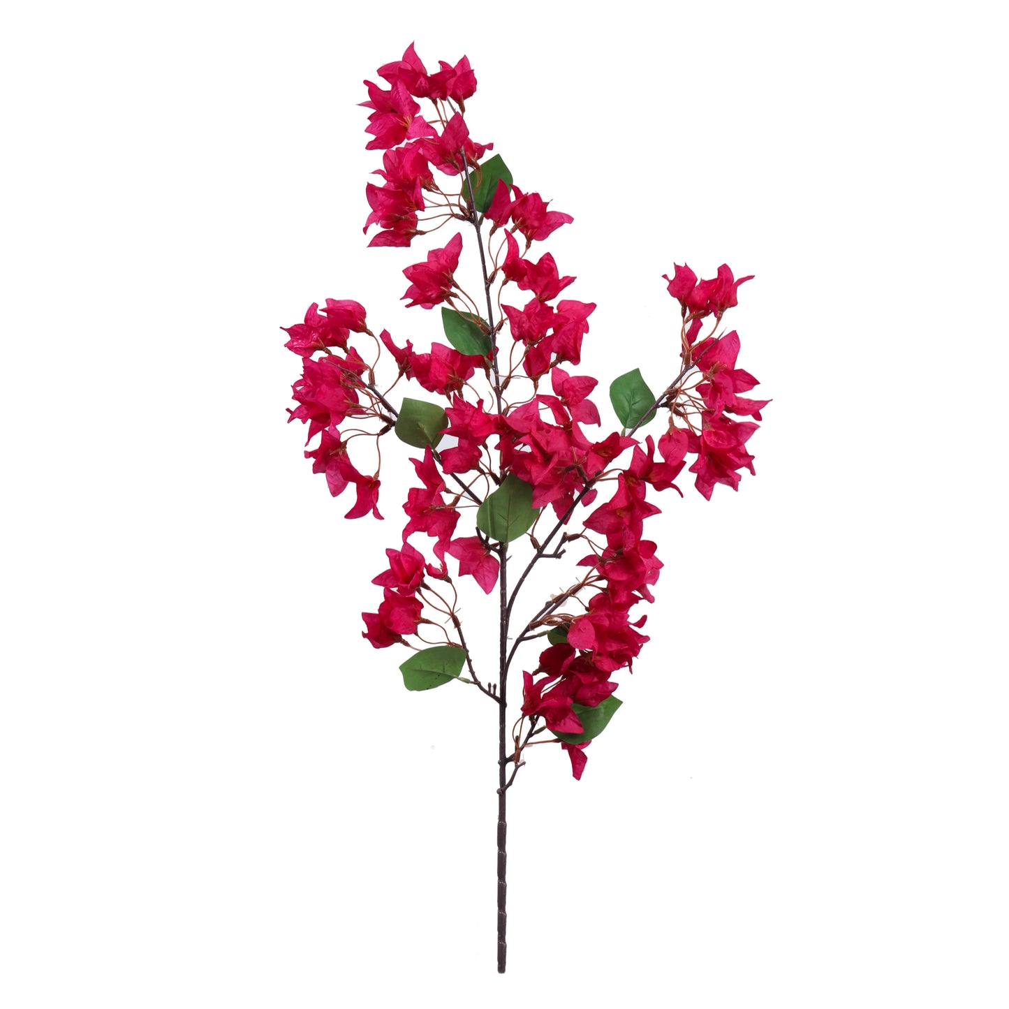 Artificial Bougainvillea Flower Stick (4 Feet, Pink)