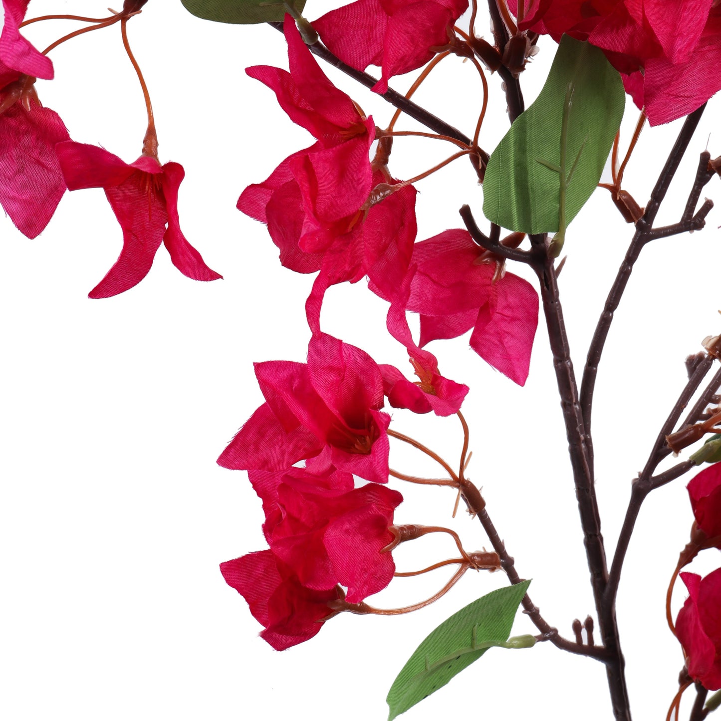 Artificial Bougainvillea Flower Stick (4 Feet, Pink)