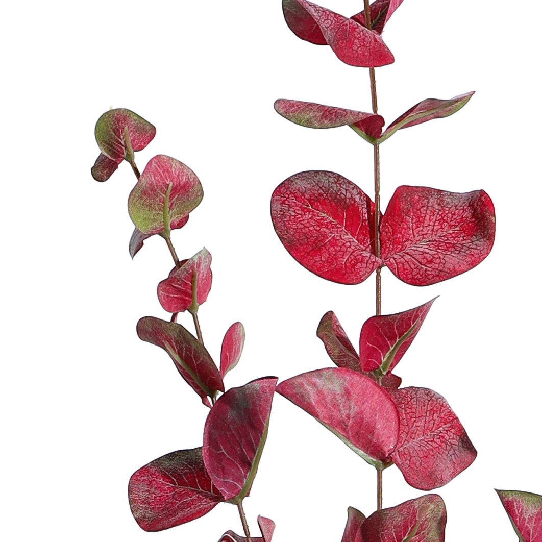 Artificial Red Eucalyptus Sticks (3 Sticks, 2.8 Feet)