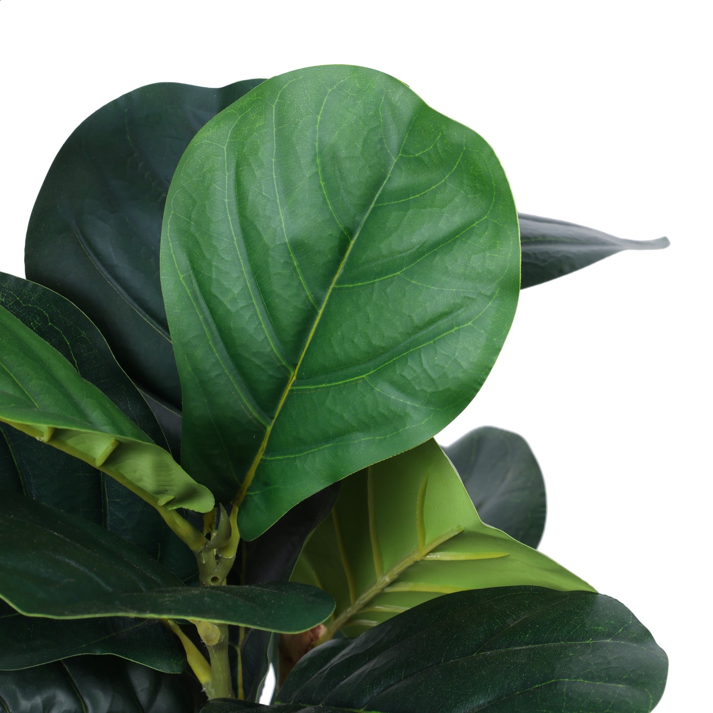 Artificial Fiddle Leaf Fig Plant in Black Pot (4 Feet)