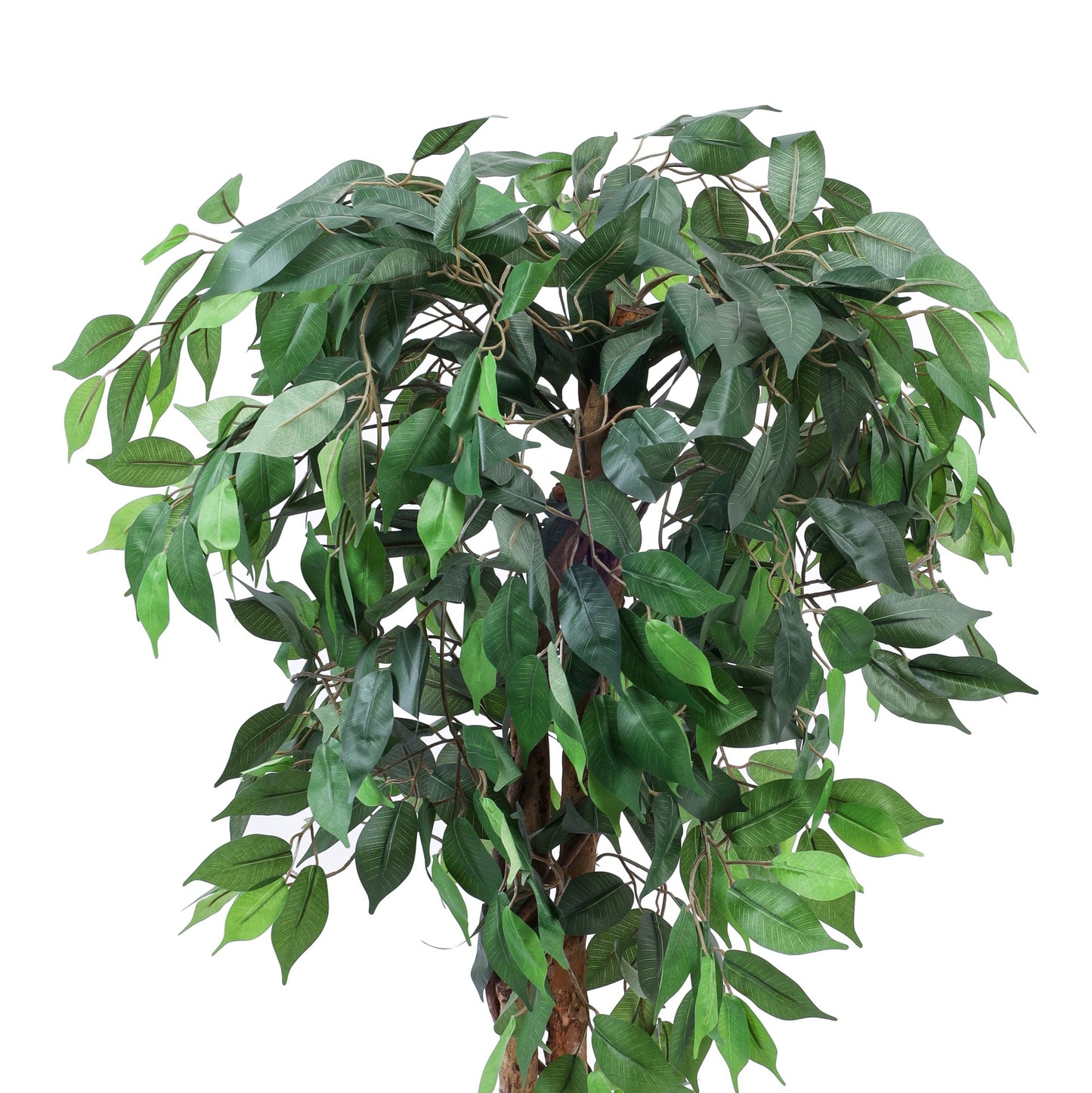 Artificial Ficus Plant in Black Pot (4 Feet)