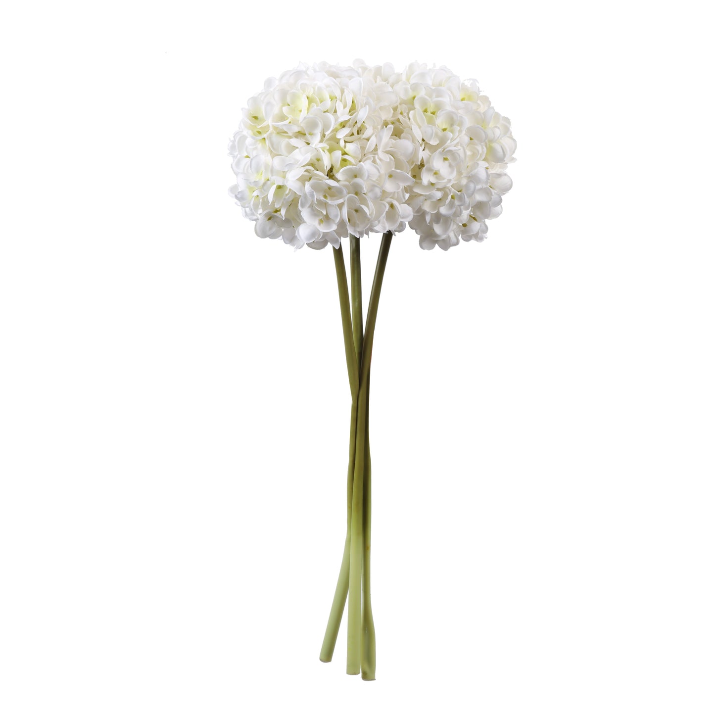 Artificial Hydrangea Flower Sticks (3 Sticks, 1.6 Feet, White)