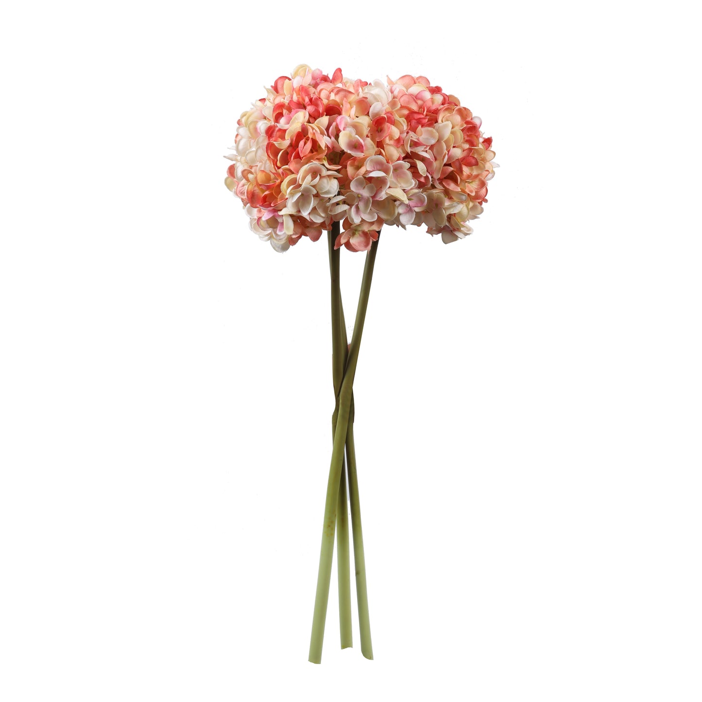 Artificial Hydrangea Flower Sticks (3 Sticks, 1.6 Feet, Pink)