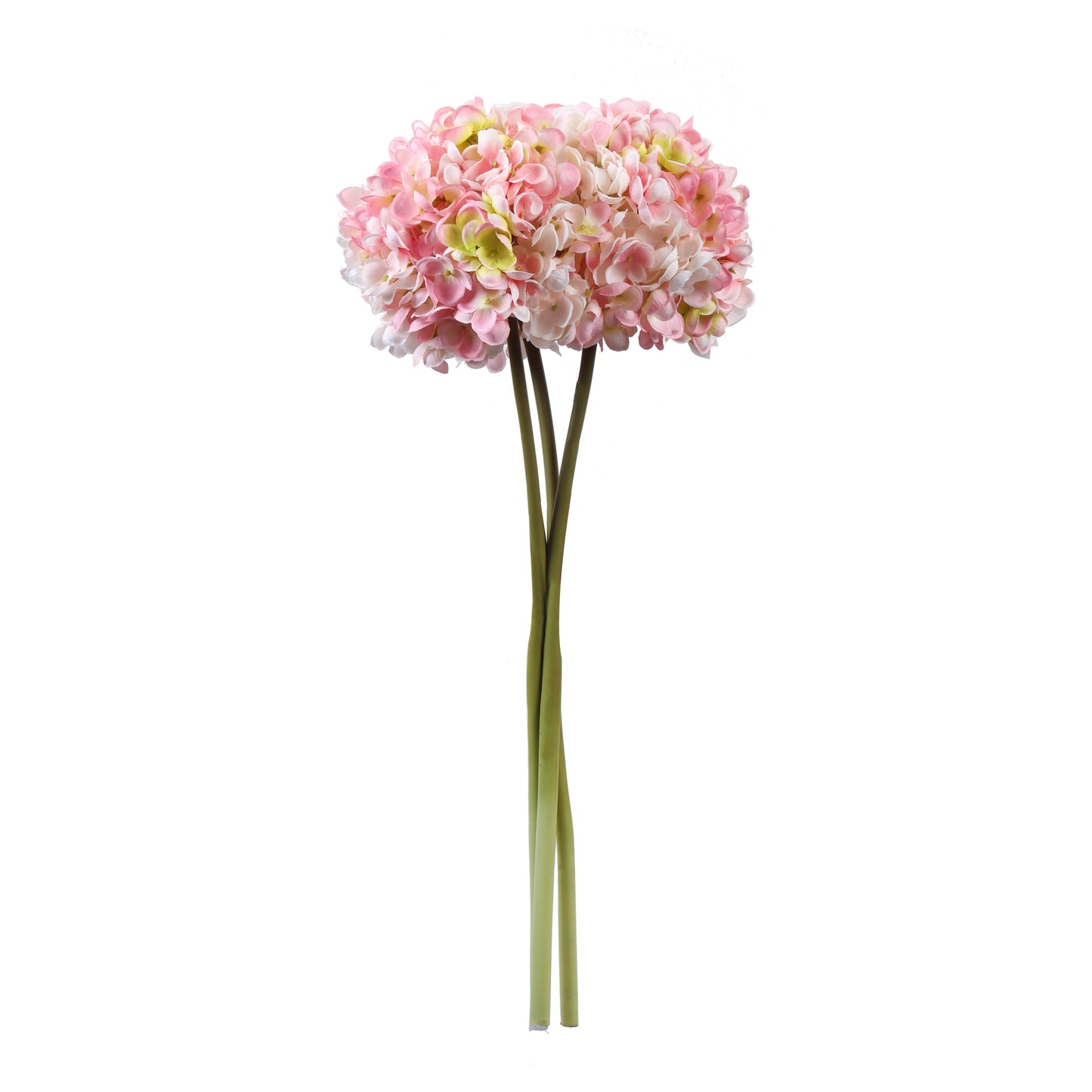 Artificial Hydrangea Flower Sticks (3 Sticks, 1.6 Feet, Light Pink)
