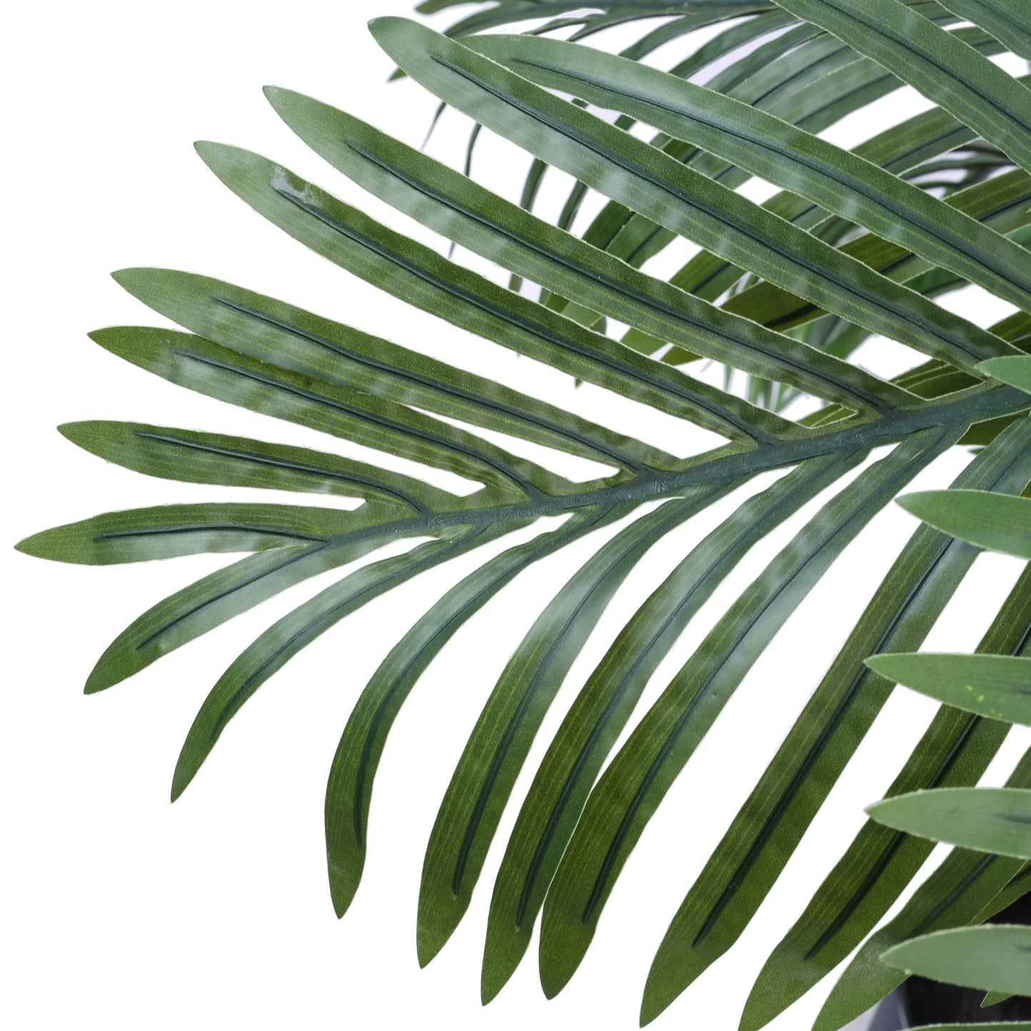 Artificial Areca Palm Plant in Black Pot (3 Feet)