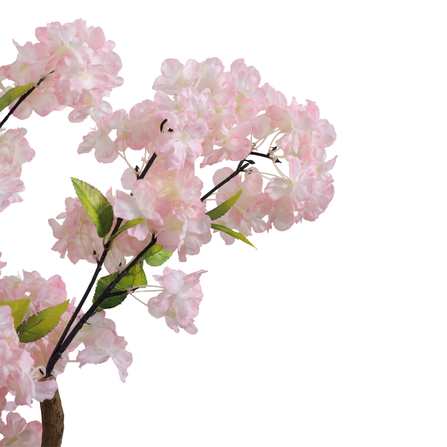 Artificial Light Pink Cherry Blossom Tree for Home Décor – Realistic Indoor Plant (With Pot, 130 cm)