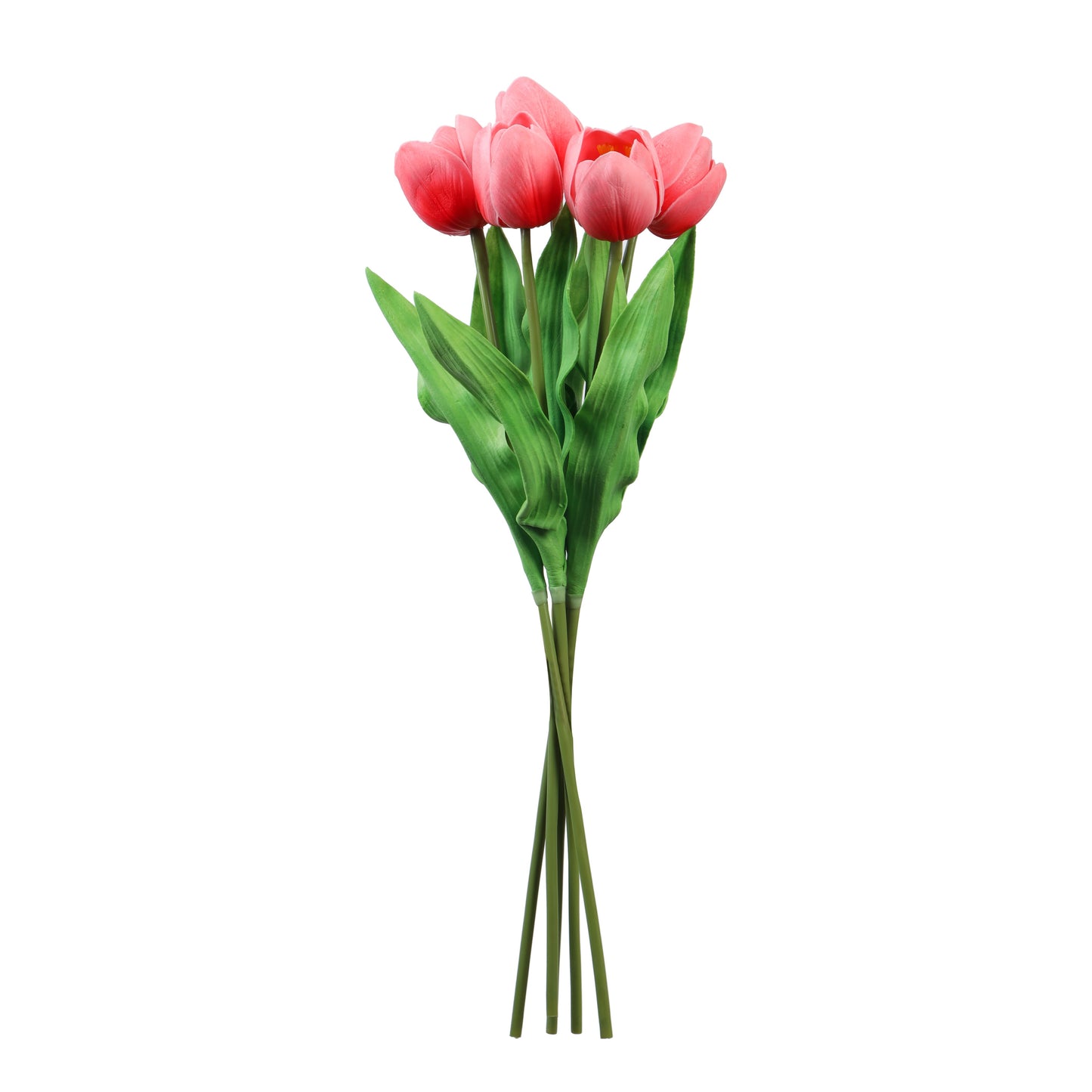 Artificial Tulip Flower Sticks (5 Sticks, 1.6 Feet Pink)