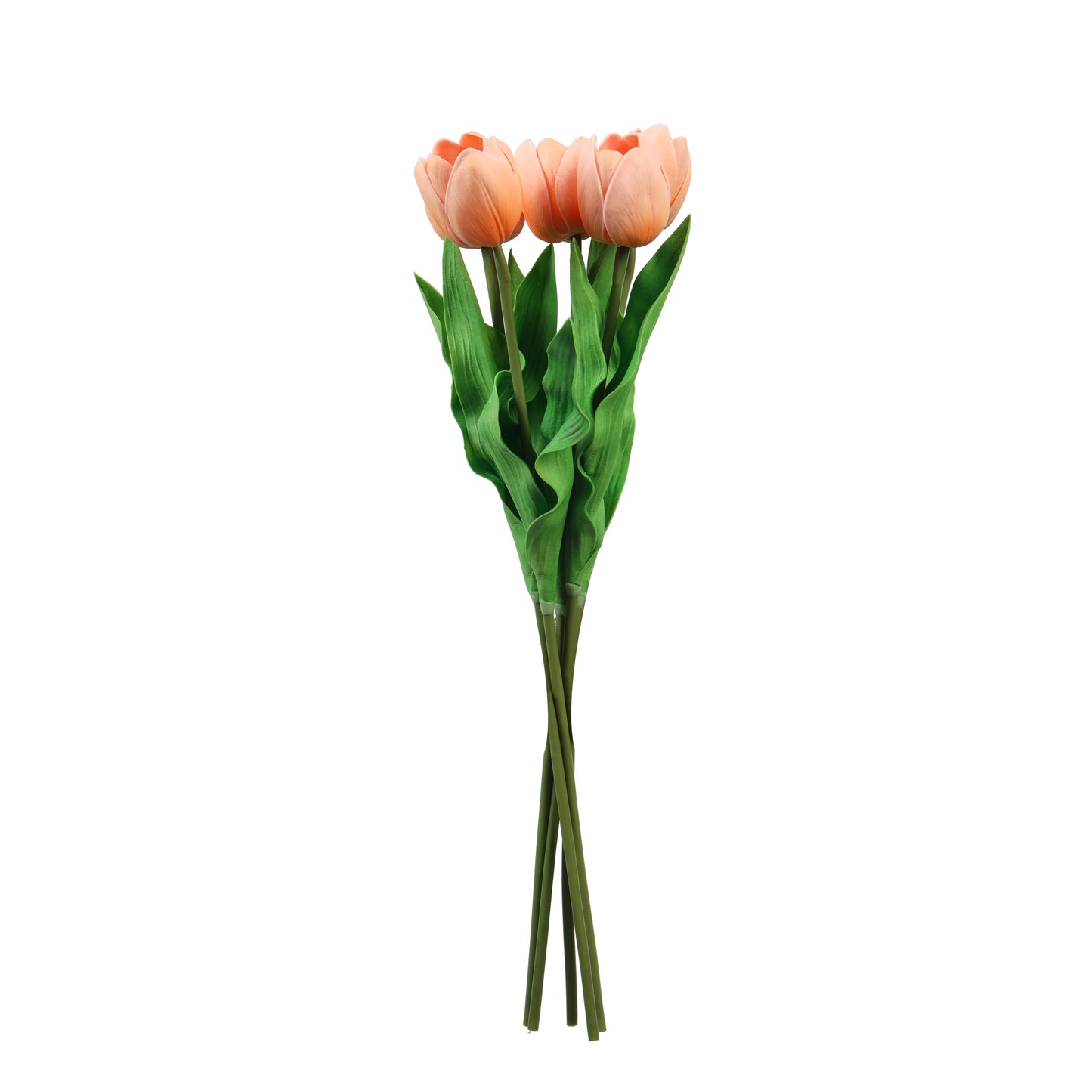 Artificial Tulip Flower Sticks (5 Sticks, 1.6 Feet, Beige)