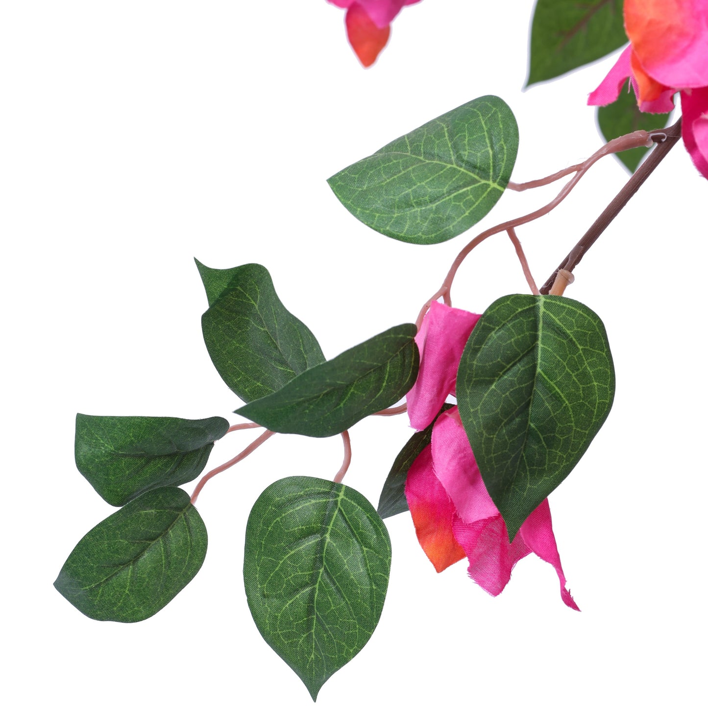 Artificial Bougainvillea Bonsai Tree in Black Pot (3 Feet)