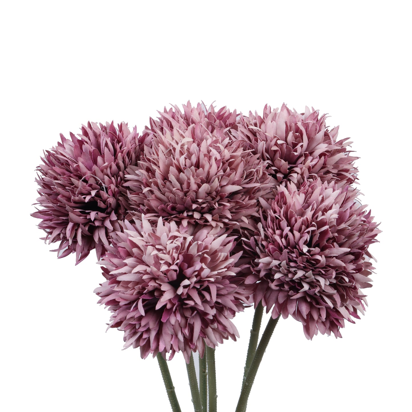 Artificial Chrysanthemum Flower Sticks (6 Sticks, 1.5 Feet, Purple)