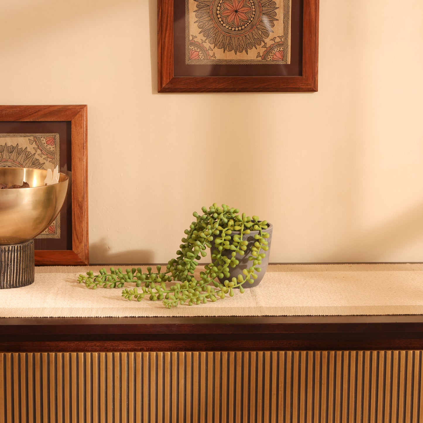 Artificial Hanging Succulent Vine (0.5 Feet)