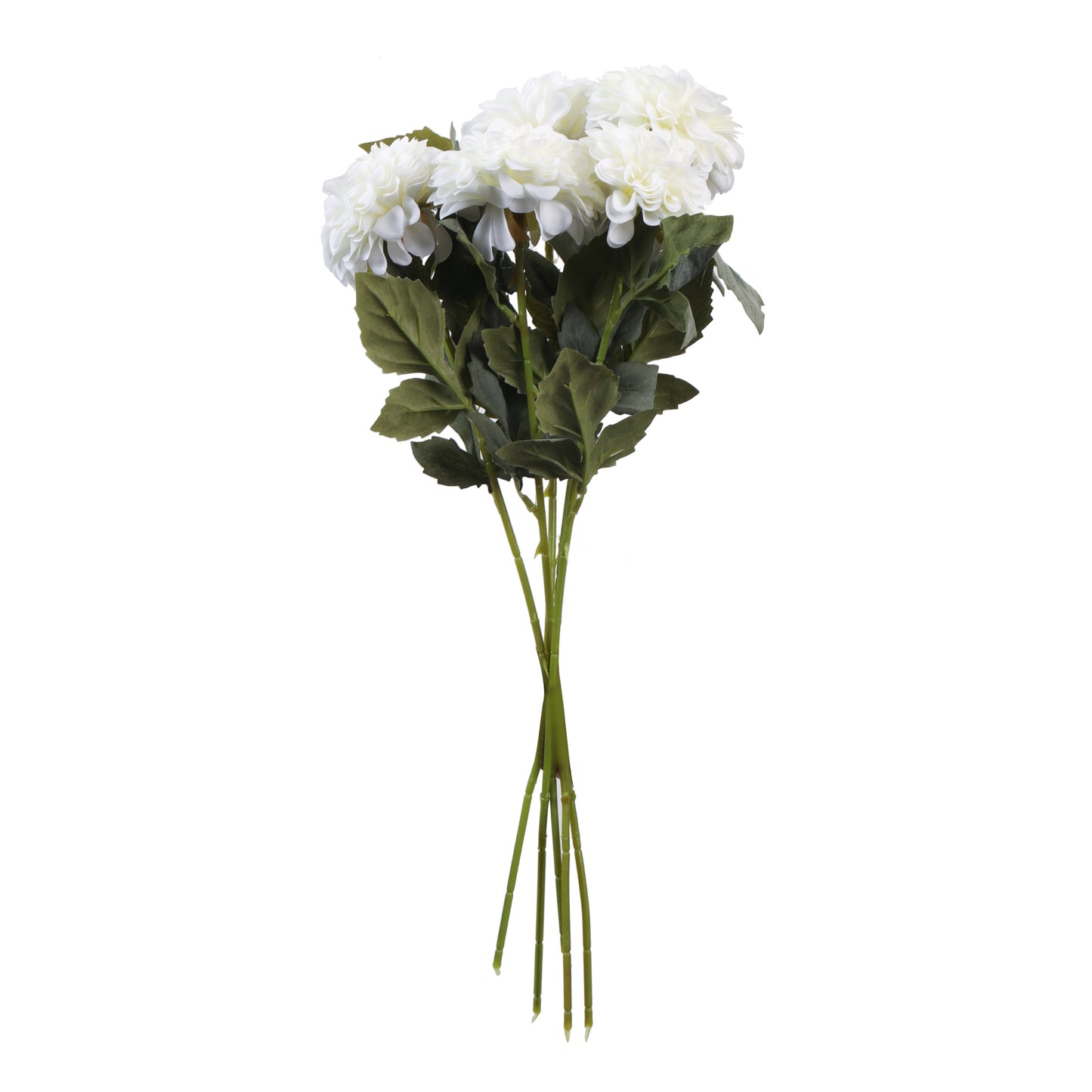 Artificial Chrysanthemum Flower Sticks (5 Sticks, 1.6 Feet, White)