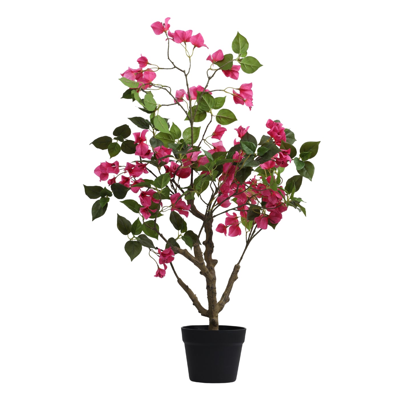 Artificial Bougainvillea Plant for Home Décor – Realistic Indoor Plant (With Pot, 3 Feet)