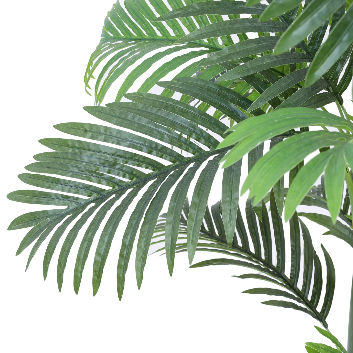 Artificial Areca Palm Plant in Black Pot (5 Feet)