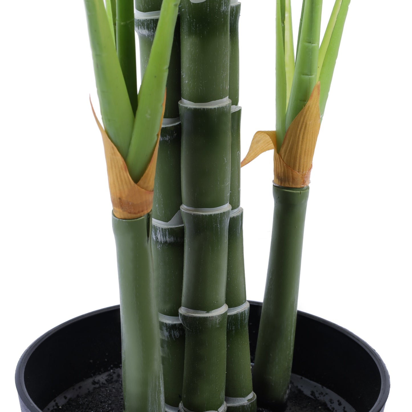 Artificial Areca Palm Plant in Black Pot (5 Feet)