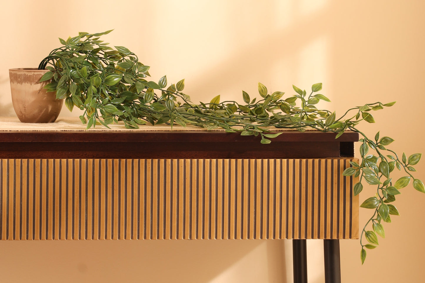 Artificial Hanging Potted Plant (3 Feet, Set of 2)