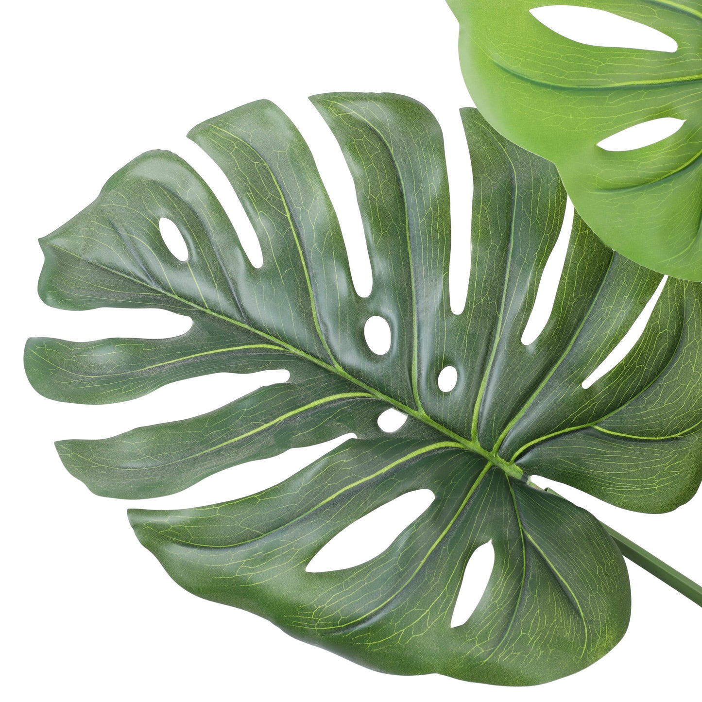 Artificial Monstera Plant in Black Pot (4 Feet)