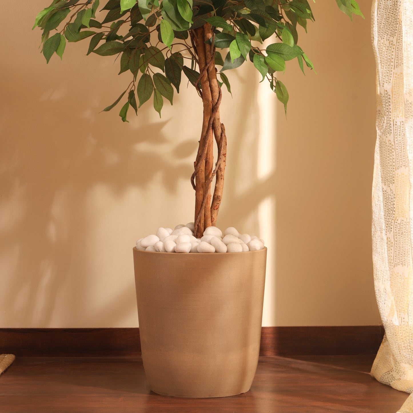 Verdant Planter (Medium, 12x13 inches, Taupe)