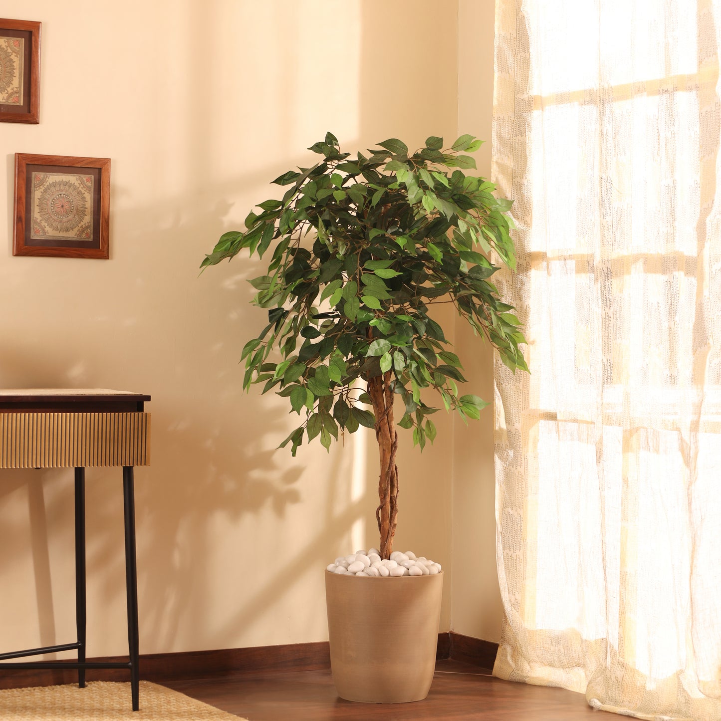 Verdant Planter (Medium, 12x13 inches, Taupe)