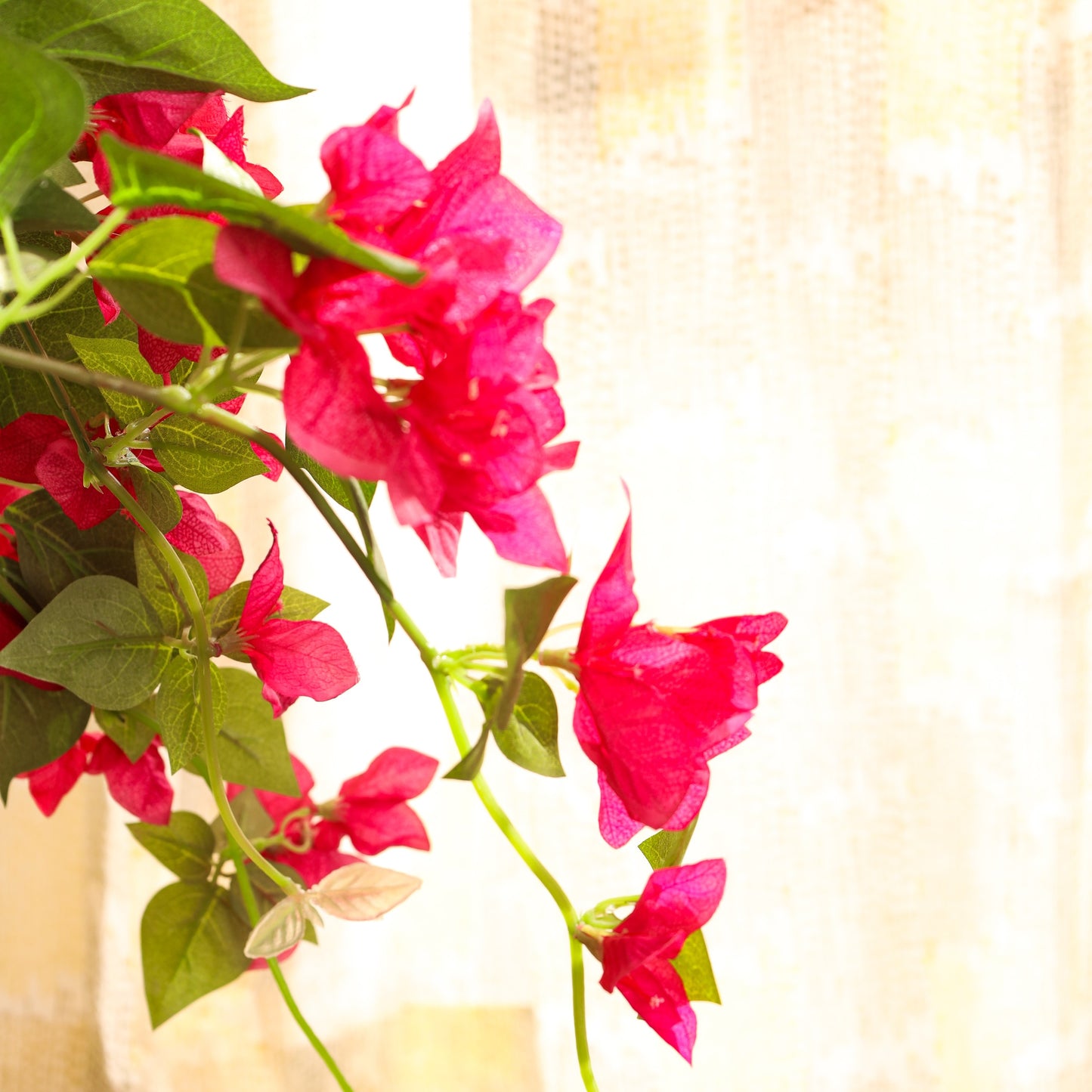 Artificial Bougainvillea Flower Potted Plant (1.2 Feet)