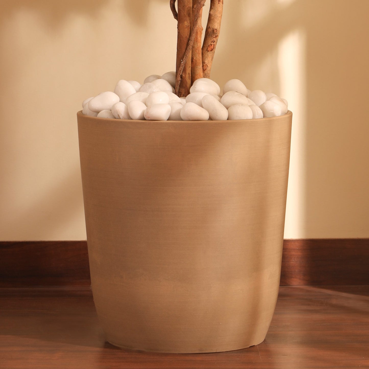 Verdant Planter (Medium, 12x13 inches, Taupe)