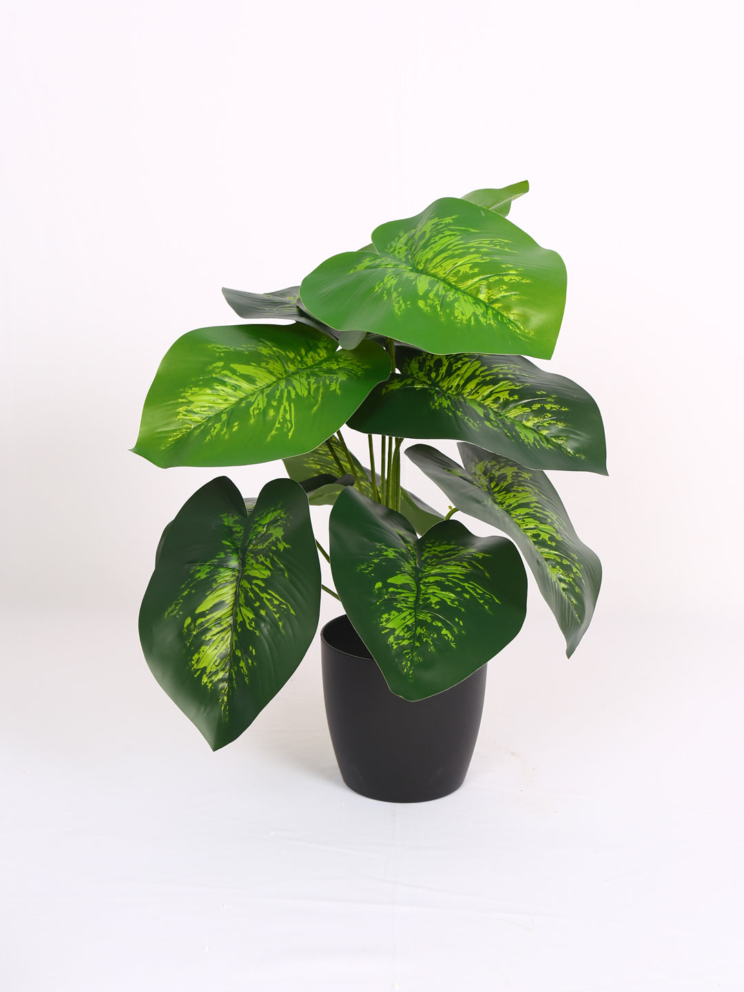 1.8 Feet Artificial Green Diffenbachia Plant without Pot- Premium Faux Plant for Home and Interior Decor for indoor and outdoor use