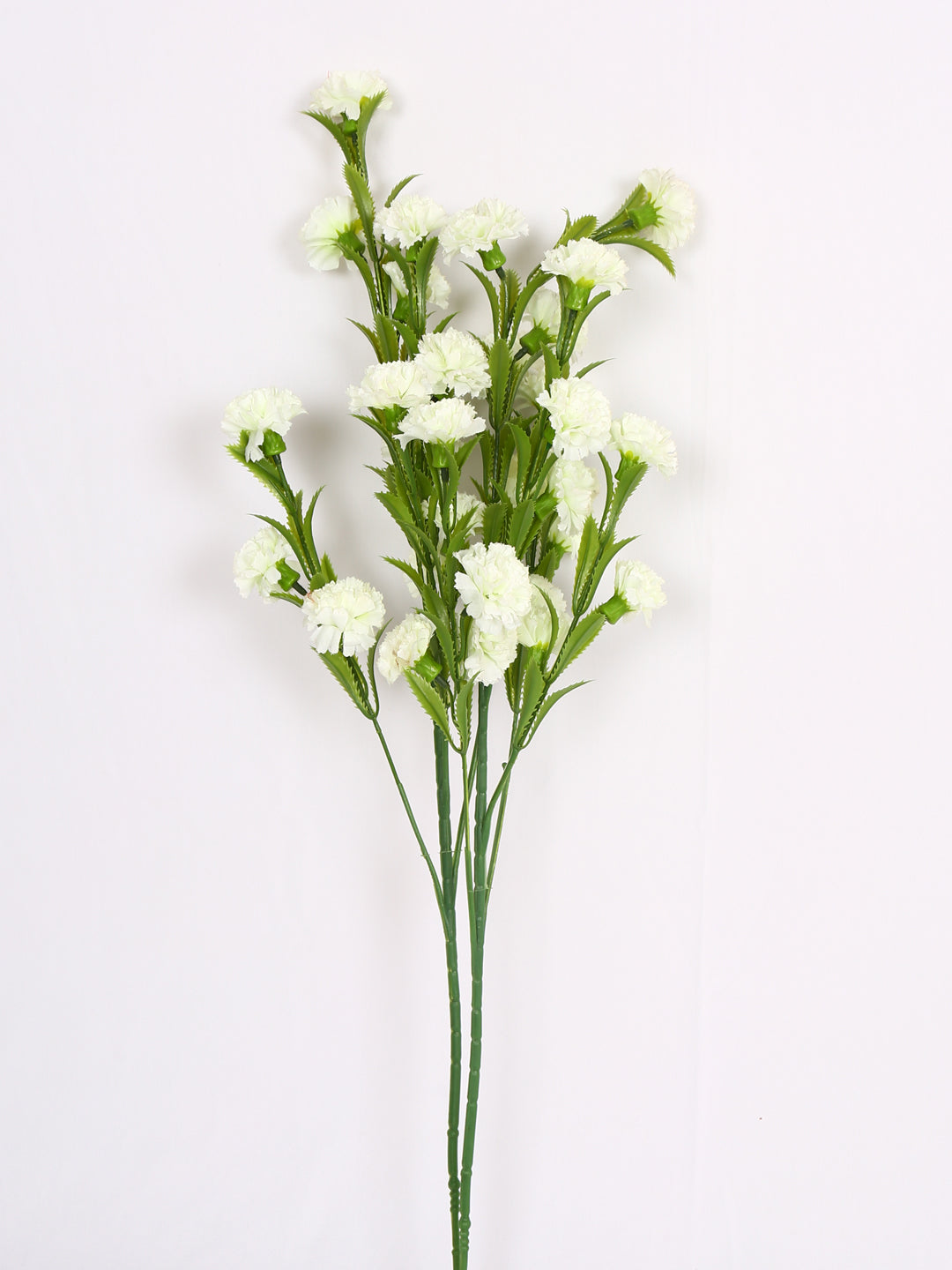 1.8 Feet Artificial White Chrysanthemum Flower without Vase- 2 Sticks- Premium Artificial Flowers for Home an Interior Decor for indoor and outdoor use, weddings, events, parties