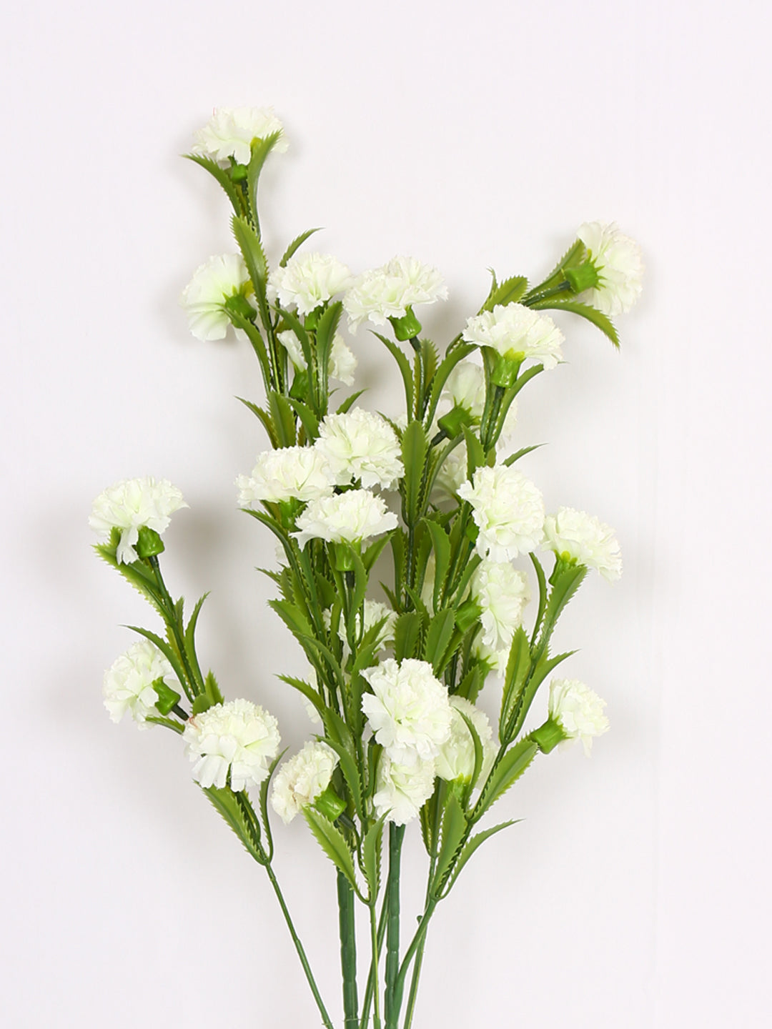 1.8 Feet Artificial White Chrysanthemum Flower without Vase- 2 Sticks- Premium Artificial Flowers for Home an Interior Decor for indoor and outdoor use, weddings, events, parties