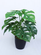 1.8 Feet Luxe Faux Monstera Plant with 12 Big Leaves with Pot- Premium Artificial Plant for Home and Interior Decor for indoor and outdoor use 