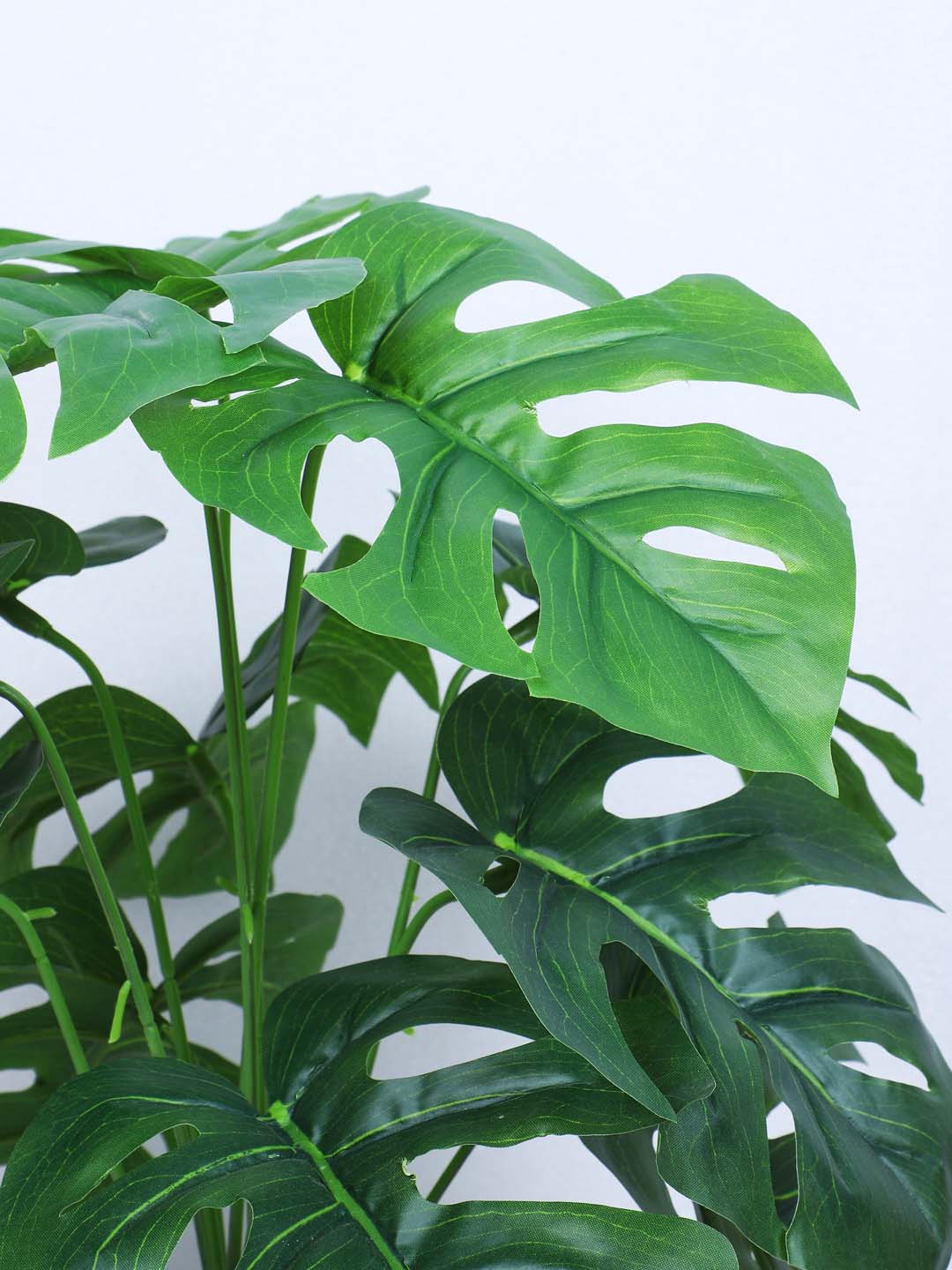 1.8 Feet Luxe Faux Monstera Plant with 12 Big Leaves with Pot- Premium Artificial Plant for Home and Interior Decor for indoor and outdoor use 