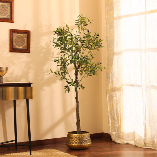 Artificial Olive Plant – With Pot (5 Feet)
