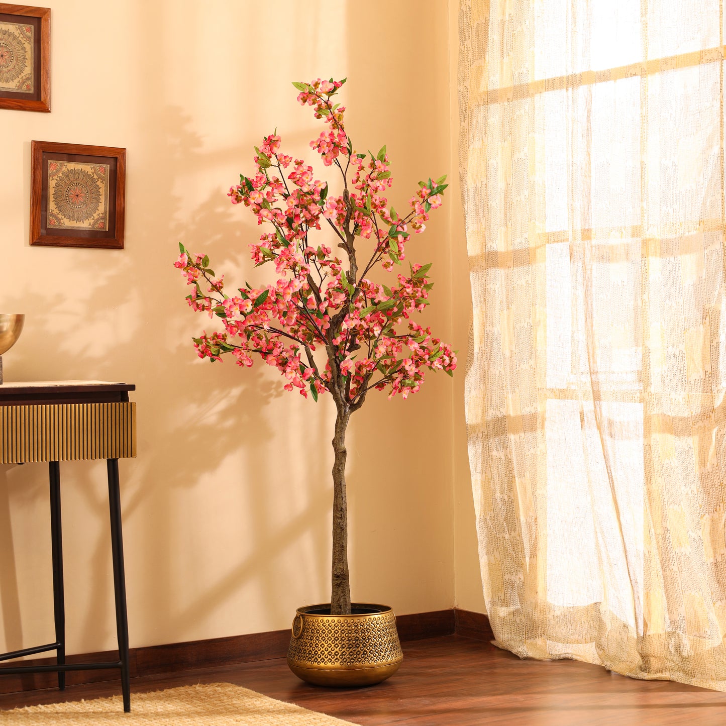 Cherry Blossom Plant – With Pot (5 Feet, Pink)
