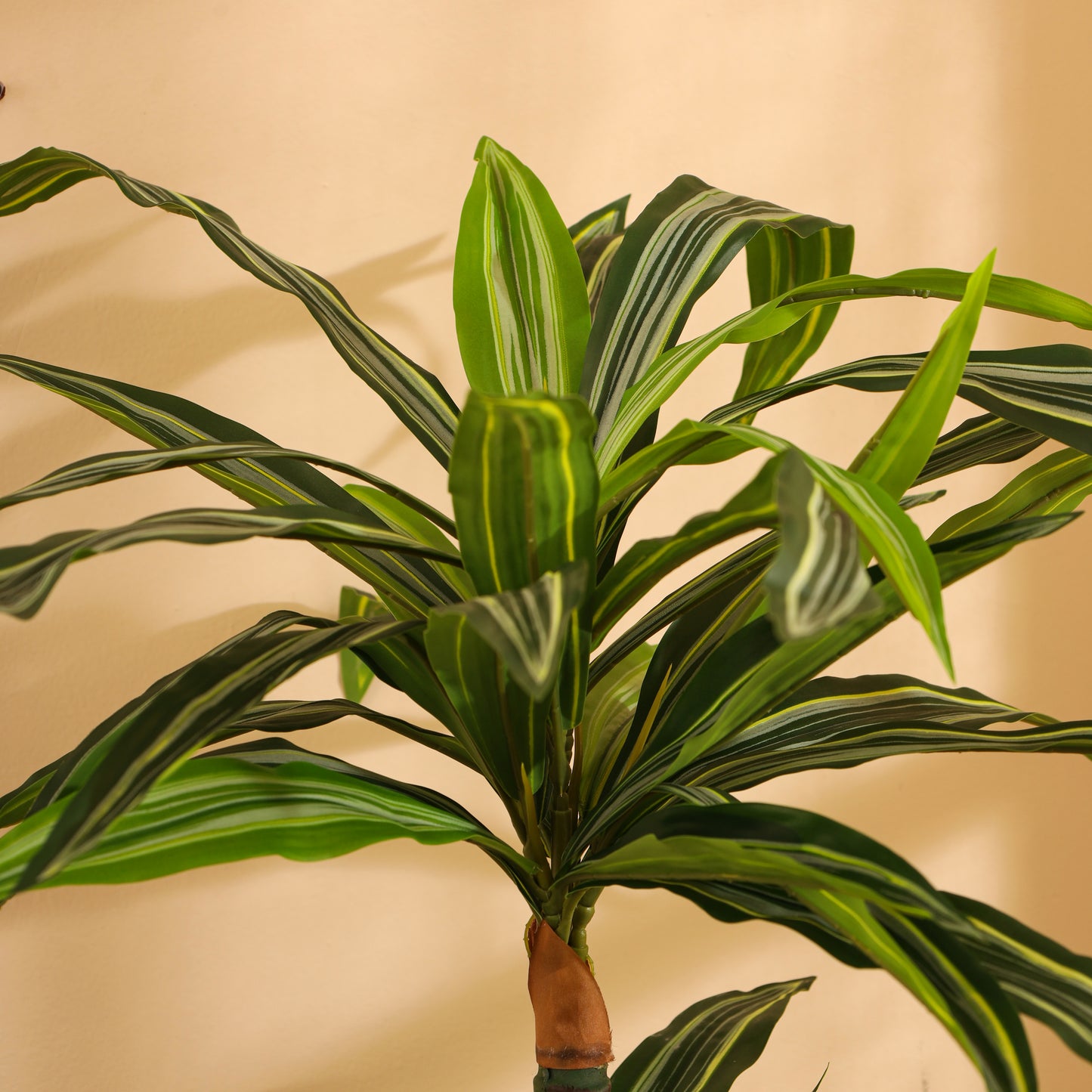Artificial Variegated Dracaena Plant – With Pot (5 Feet)