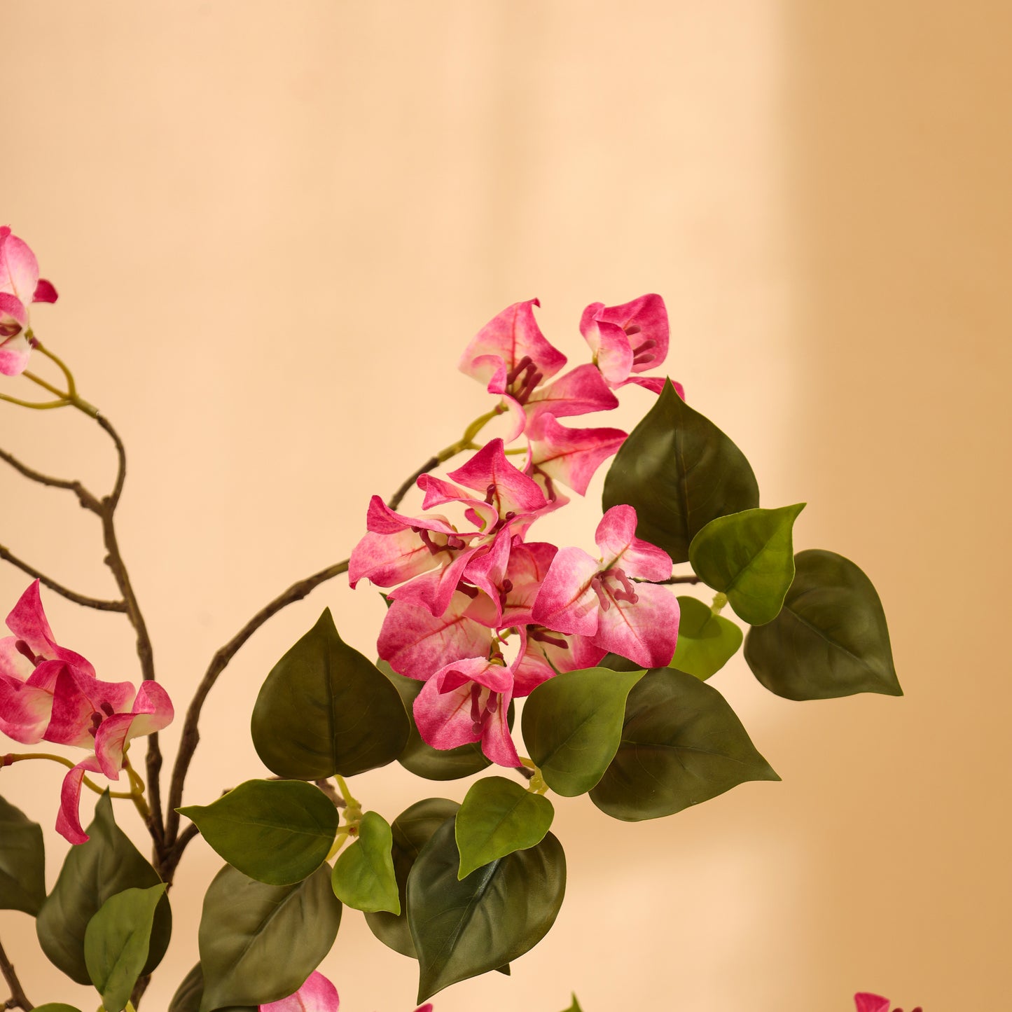 Artificial Bougainvillea Plant for Home Décor – Realistic Indoor Plant (With Pot, 5 Feet)