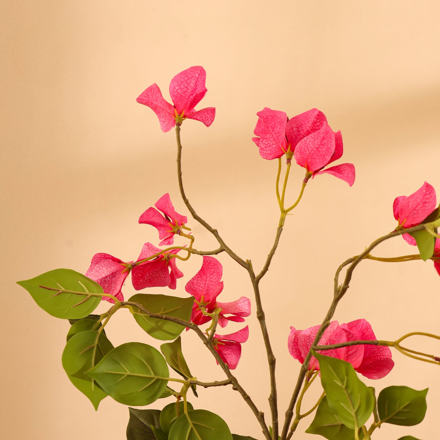 Artificial Bougainvillea Plant for Home Décor – Realistic Indoor Plant (With Pot, 3 Feet)