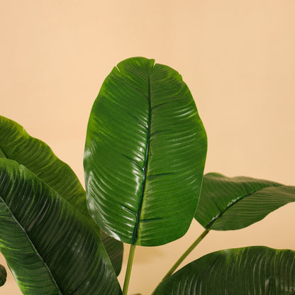 Artificial Banana Plant – Without Pot (2 Feet, 18 Leaves)