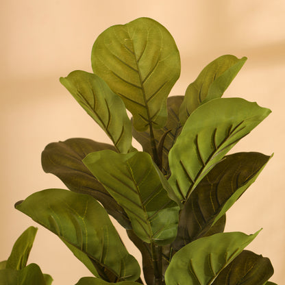 Tall Artificial Fiddle Leaf Fig Plant – With Pot (5 Feet)