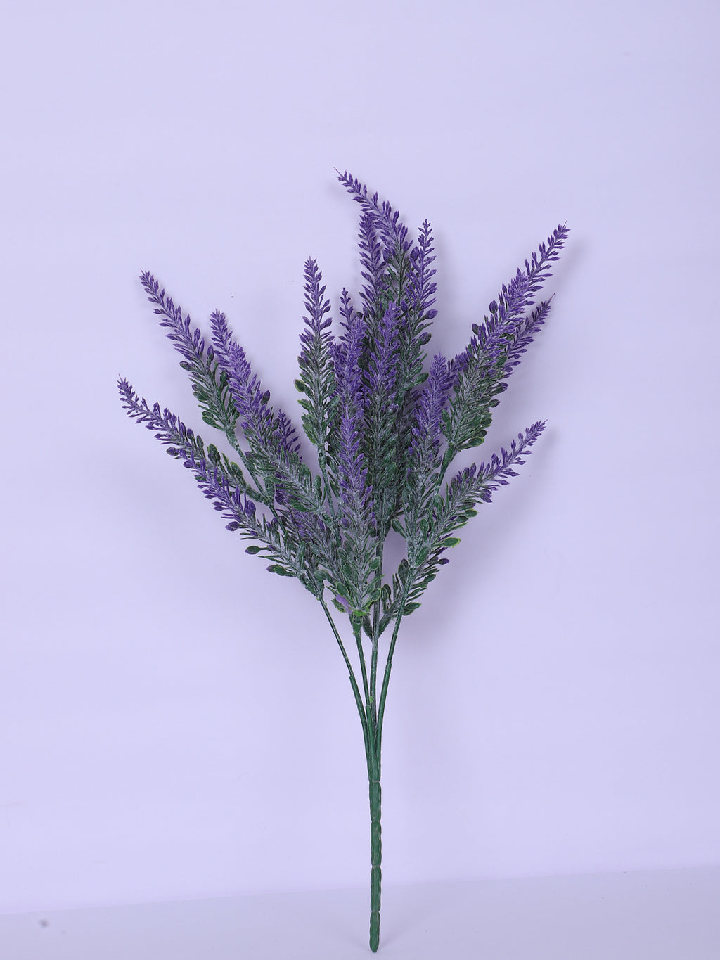 1 Foot Artificial Blue Lavender Flower Bouquets without Vase- Pack of 3- Premium Artificial Flowers for Home and Office Decor for indoor and outdoor decor 