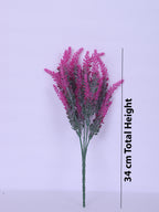 1 Foot Artificial Purple Lavender Flower Bouquets without Vase- Pack of 3- Premium Artificial Flowers for Home and Office Decor for indoor and outdoor decor 