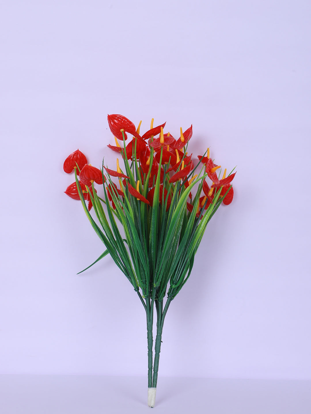 1 Foot Artificial Red Calla Lily Flower Bouquets without Vase- Pack of 3- Premium Artificial Flowers For Home and Interior Decor for indoor and outdoor use