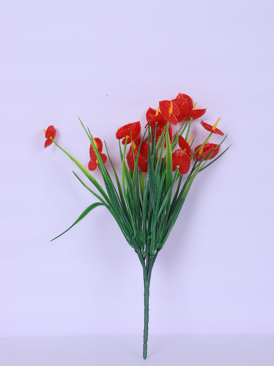 1 Foot Artificial Red Calla Lily Flower Bouquets without Vase- Pack of 3- Premium Artificial Flowers For Home and Interior Decor for indoor and outdoor use