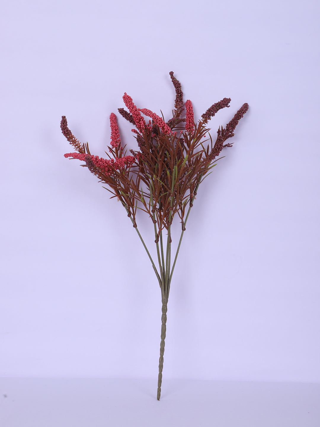 1 Foot Luxe Artificial Brown Hogla Flower Bouquets without Vase- Pack of 3- Faux Artificial Flowers for Home and Interior Decor for indoor and outdoor use  