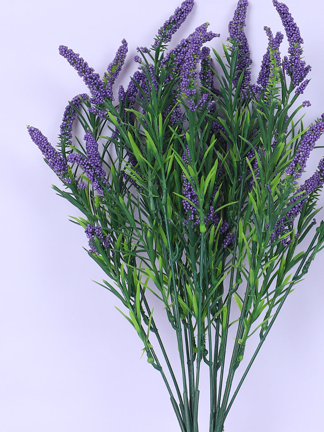 1 Foot Luxe Artificial Purple Hogla Flower Bouquets without Vase- Pack of 3- Faux Artificial Flowers for Home and Interior Decor for indoor and outdoor decor